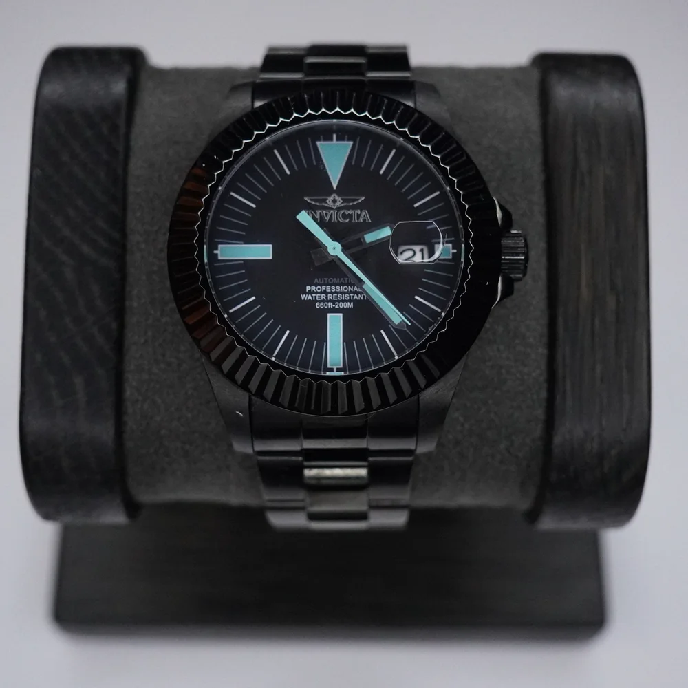 Invicta 16848 Pro Diver Legacy Date Black Stainless Steel Bracelet Watch
